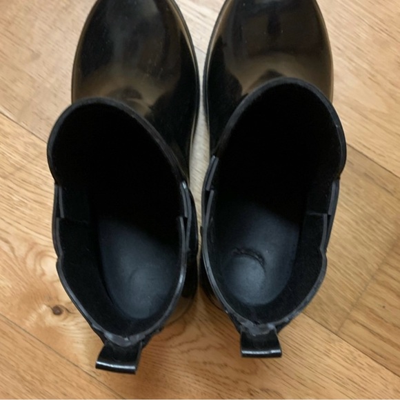 EUC 10W rain boots in Black by Addition Elle - Picture 2 of 5